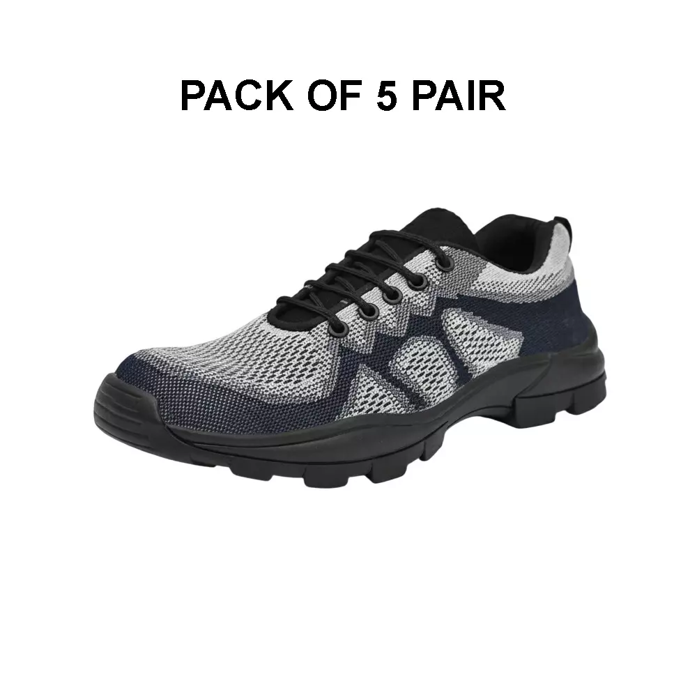 safe-n-sure-aerogo-sports-safety-shoe-low-ankle-airmax-sole-steel-toe-breathable-fabric-grey-and-blue-size-uk-11-pack-of-5-pair