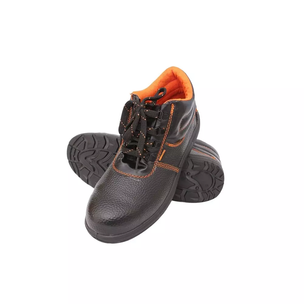 hindpro-steel-toe-safety-shoes-single-density-pvc-sole-low-ankle-black-barton-print-synthetic-leather-size-uk-6-richmond-pack-of-12-pairs