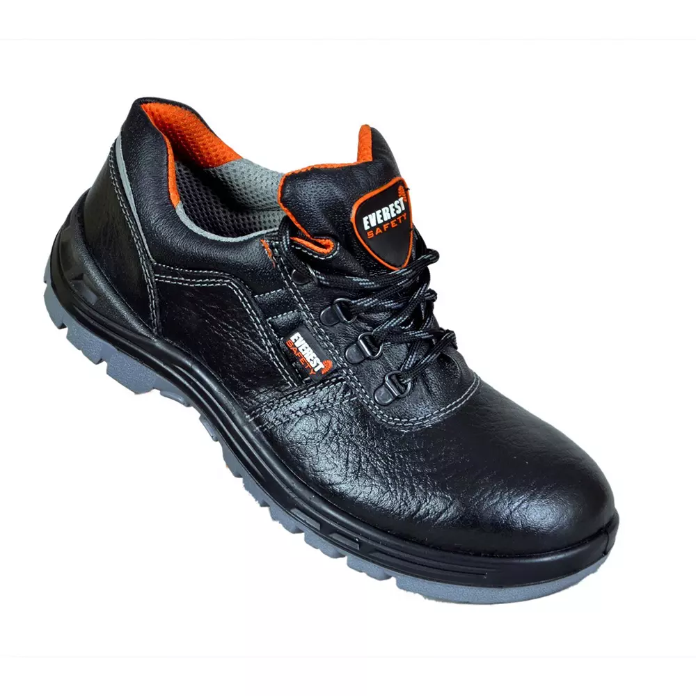 everest-eve-106-a-dd-low-ankle-safety-shoes-steel-toe-pu-sole-black-uk-10-size-leather-for-industrial-work-use