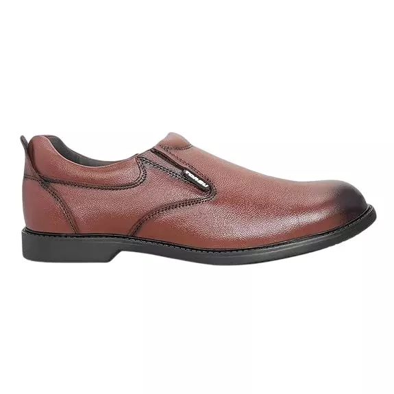 Torzu Steel Toe Safety Shoes TPR Sole High Ankle Brown Leather Size UK 8, 221