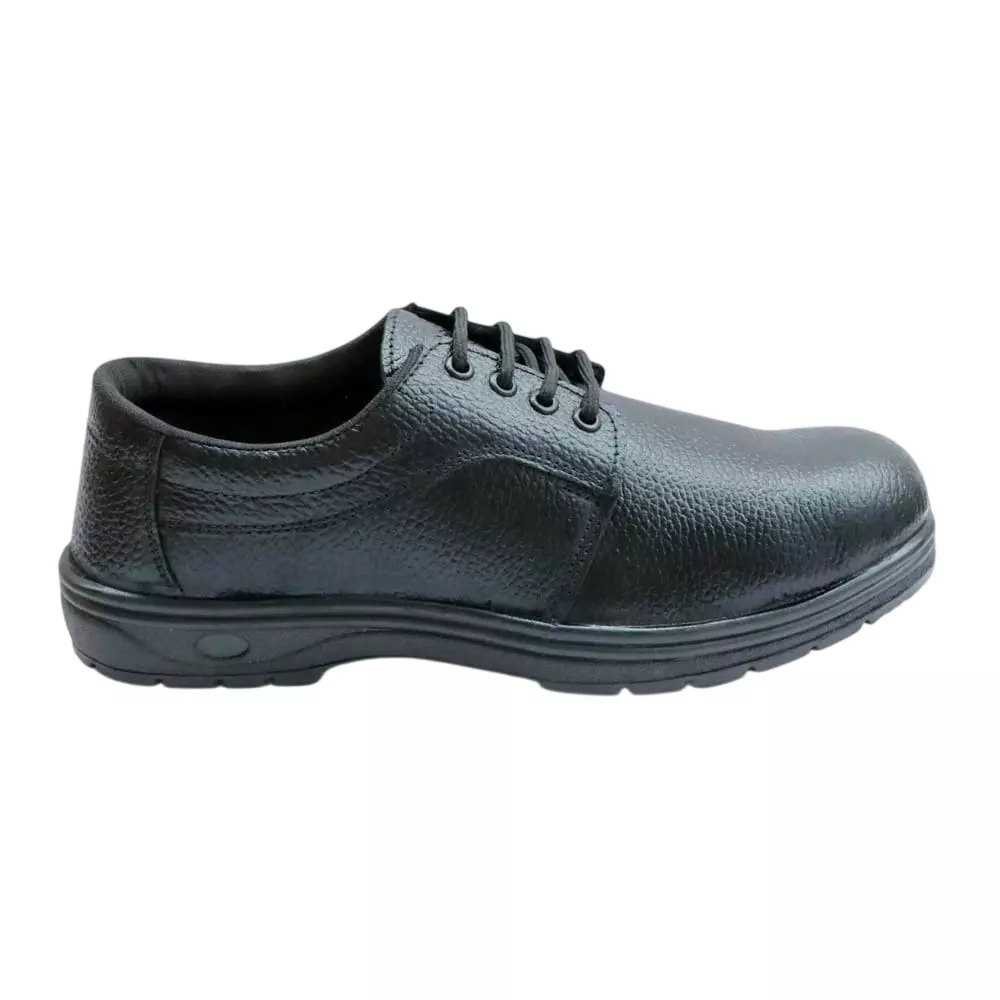 generic-steel-toe-tornado-safety-shoes-low-ankle-pvc-sole-black-size-uk-6-st-1015