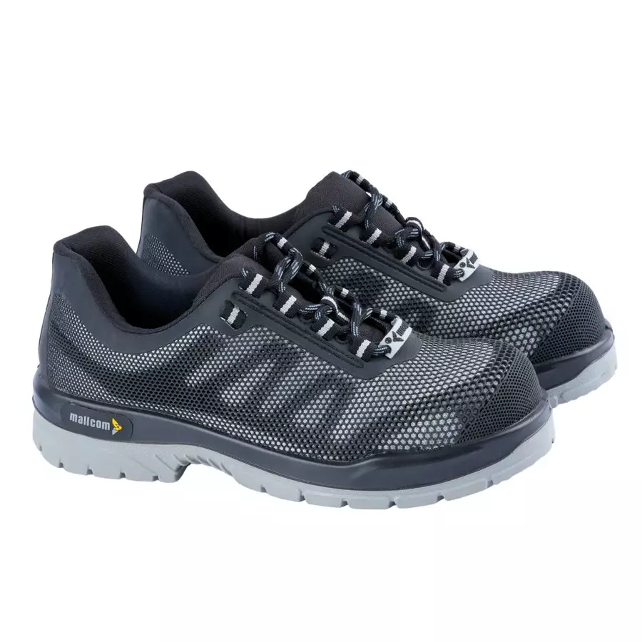 mallcom-steel-toe-safety-shoes-low-ankle-tpu-sole-polyester-black-grey-upper-freddie-h22--size-uk-11