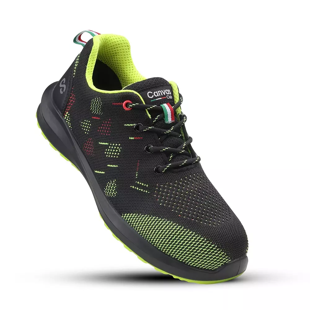 canvas-club-steel-toe-florence-safety-shoe-low-ankle-double-density-pu-sole-black-and-green-size-uk-9