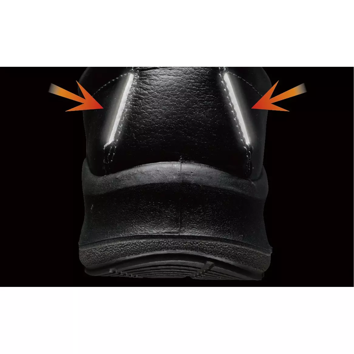 midori-safety-shoes-black-uk-45-size-cow-chrome-leather-soft-embossing-3e-low-cut-prm211
