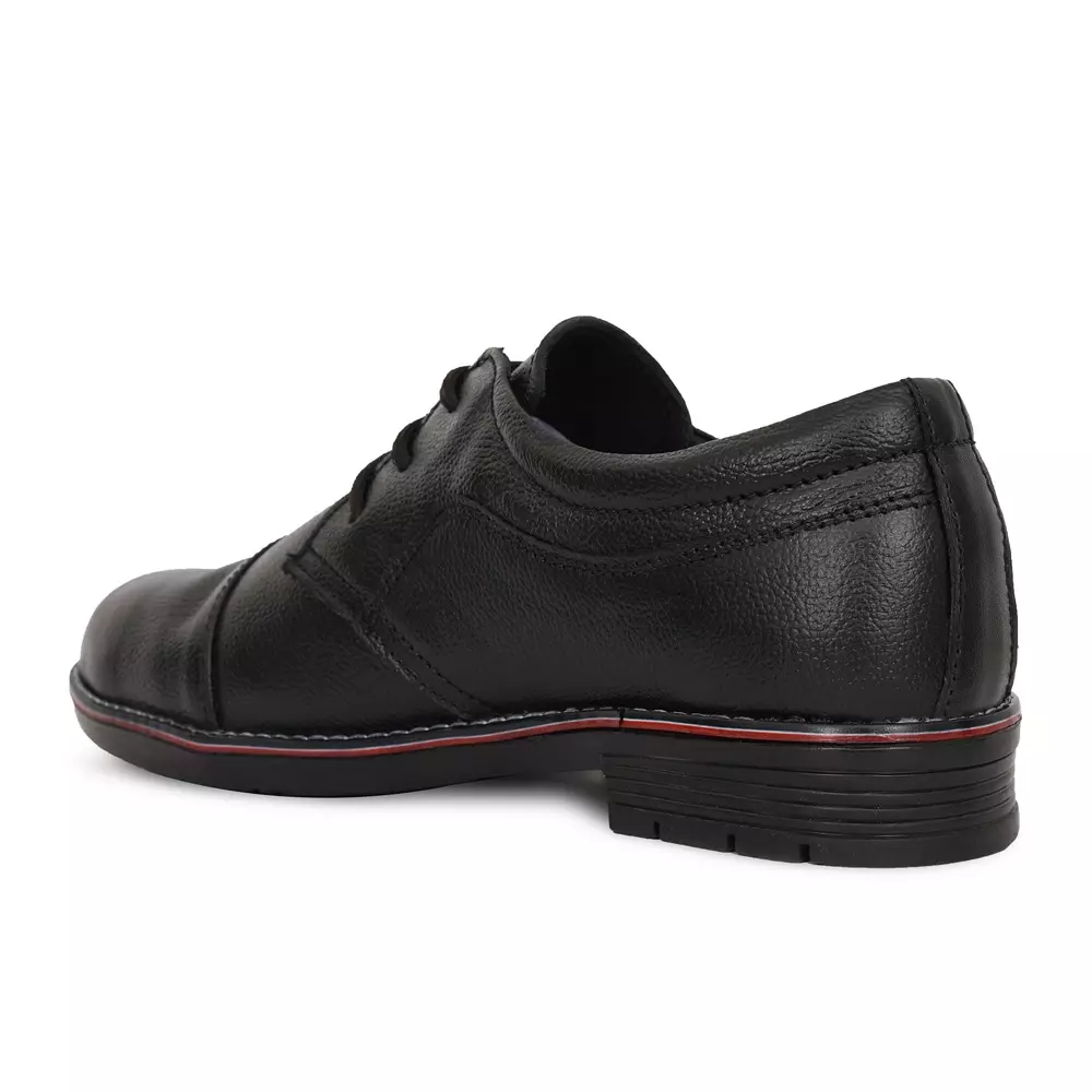 torzu-low-ankle-safety-shoes-steel-toe-leather-black-rubber-sole-uk-10-size-for-industrial-office-use-tzu-st-isi-blk-a-224