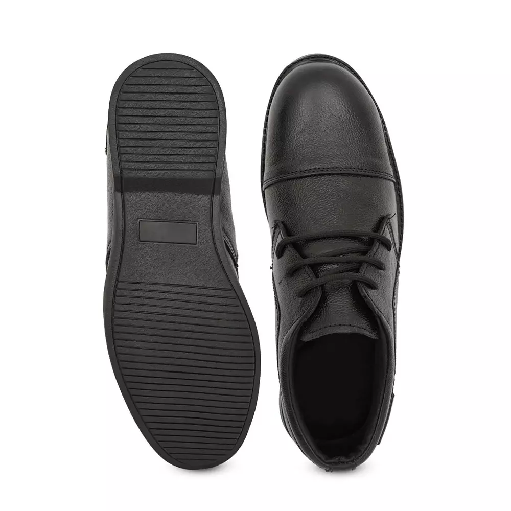 tor-safety-shoes-steel-toe-low-ankle-rubber-sole-leather-size-uk-7-black-tzu-st-isi-blk-a-023