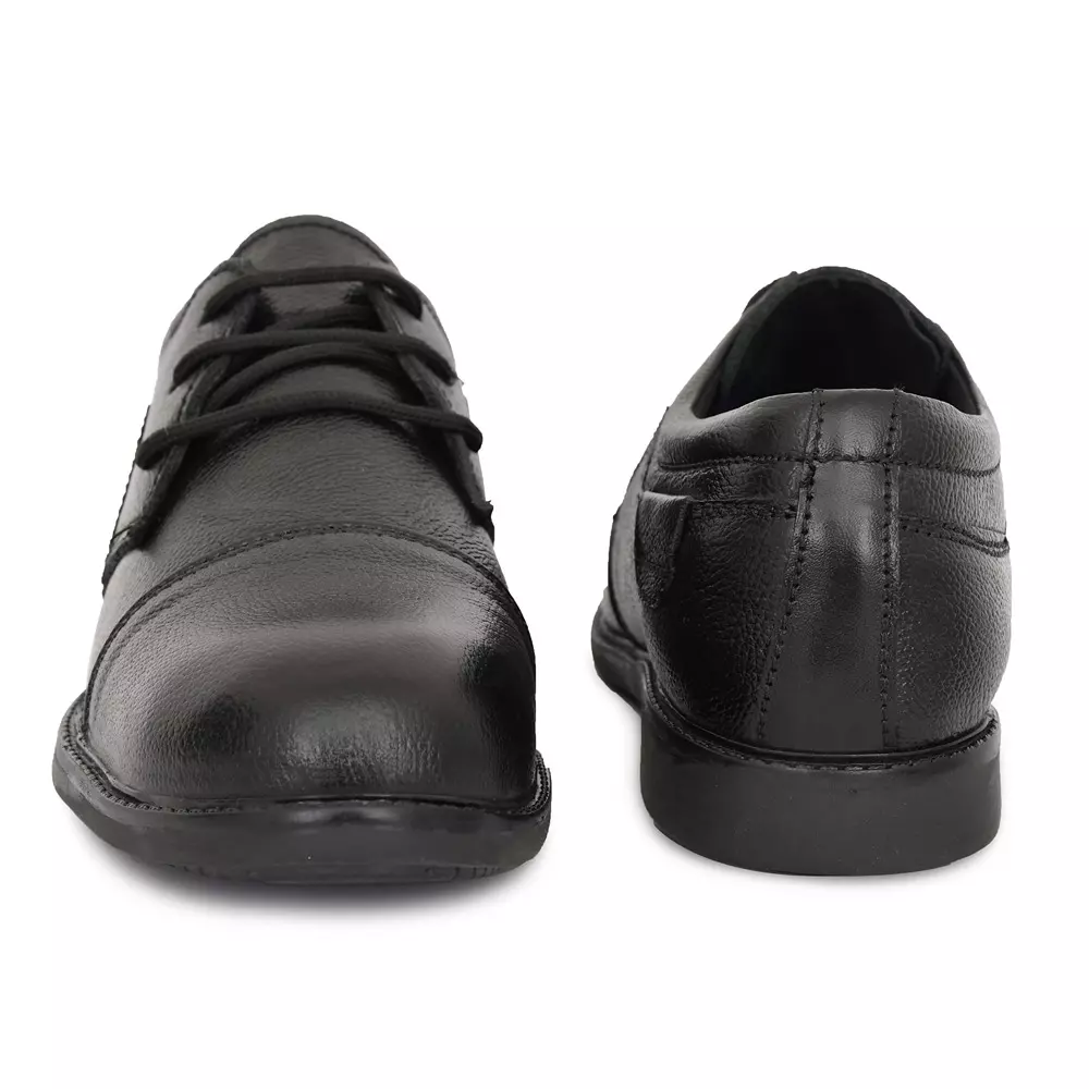tor-safety-shoes-steel-toe-low-ankle-rubber-sole-leather-size-uk-7-black-tzu-st-isi-blk-a-023