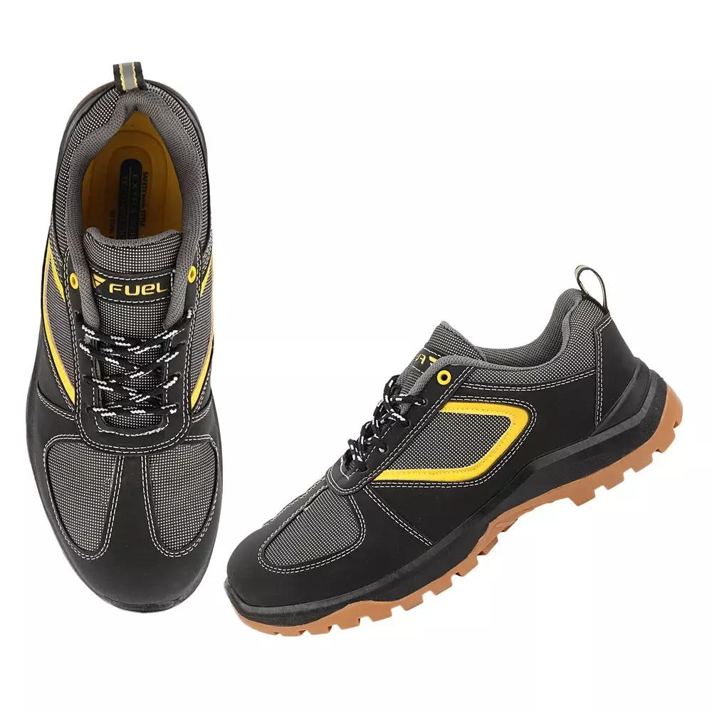 fuel-low-ankle-safety-shoes-steel-toe-200j-pvc-sole-black-grey-uk-10-for-industrial-factory-warehouse-use-diesel