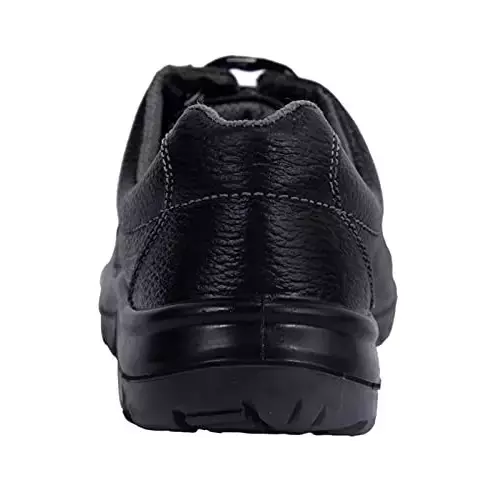 Allen Cooper Steel Toe Safety Shoes Low Ankle PU Sole Size 6 UK/India Black, AC-1419