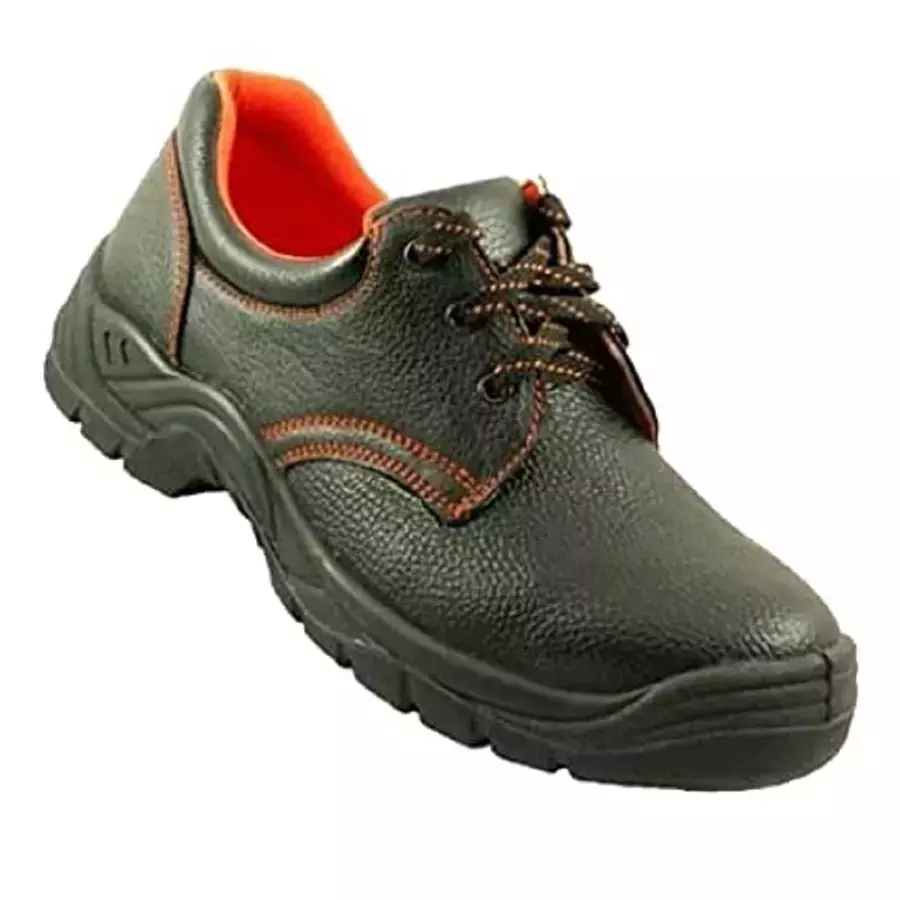 Saviour Non Metallic Fiber Toe Electrical Safety Shoes Shock Proof Low Ankle Size UK 10 Green, FTSAV-SEL