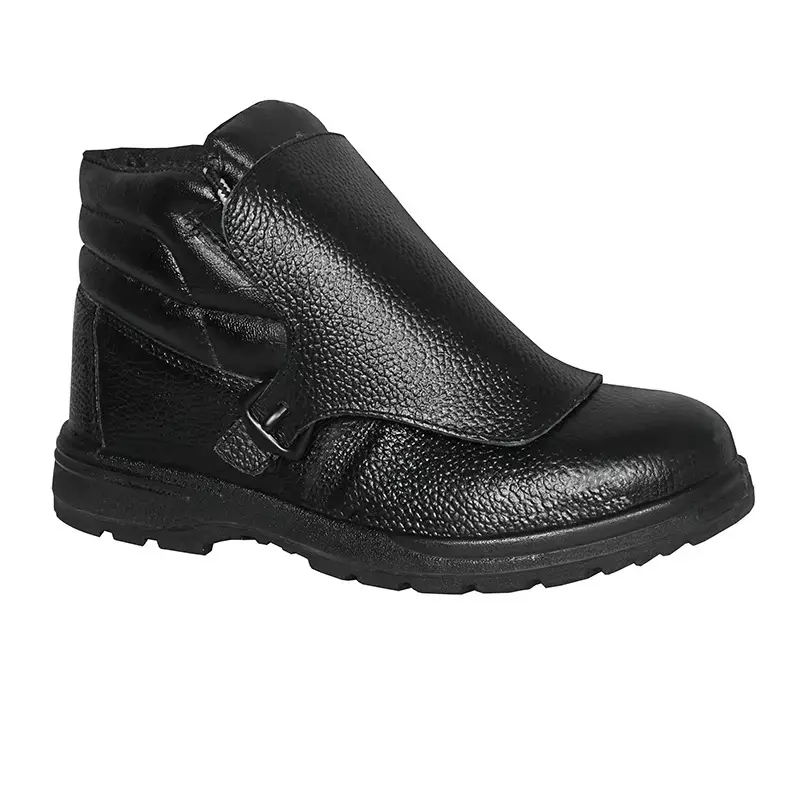 Lancer Steel Toe Safety Shoe Single Density PU Sole UK 8 Black, TP-205