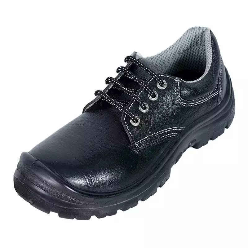 Fortune Steel Toe Safety Shoe Single Density Low Ankle Size UK 8 Black Model Viraat-8