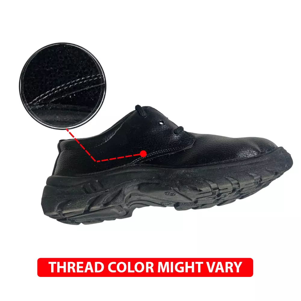 Fortune Steel Toe Safety Shoe  Low Ankle Size UK 10 Black Model Safety 24X7-10