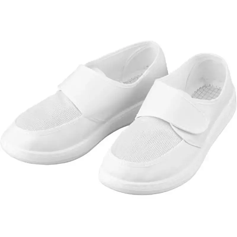 AS ONE Aspure Electrostatic Shoes PU & Artificial Leather Low Cut White Size 29 cm, TCSN
