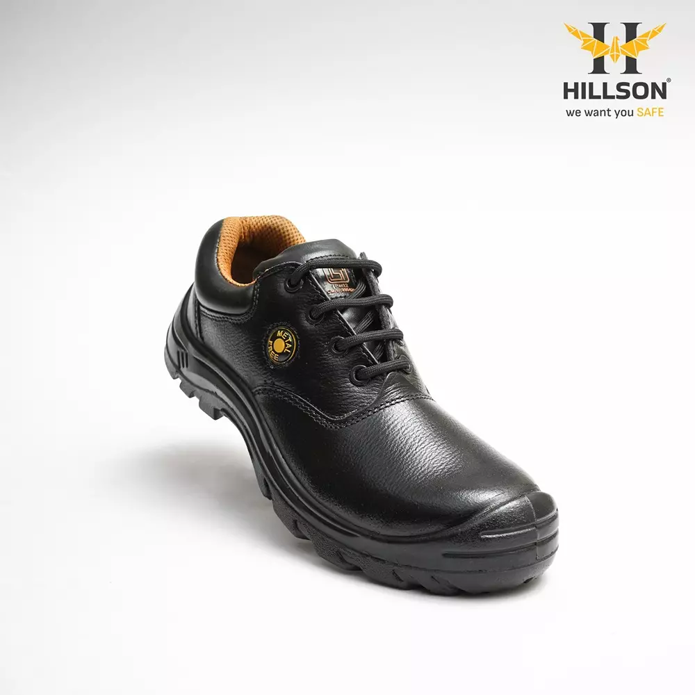 hillson-black-monodensity-safety-shoes-pu-sole-with-low-ankle-uk-6-mf01