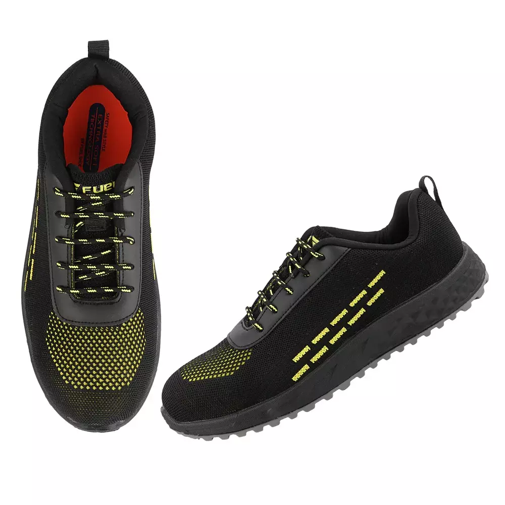 fuel-steel-toe-safety-shoes-rubberized-pvc-sole-low-ankle-black-size-uk9-armour-1dd