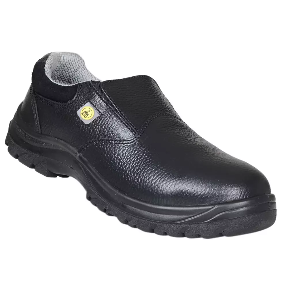 Neosafe Safety Shoes PU Sole Fiber Toe Black UK 9