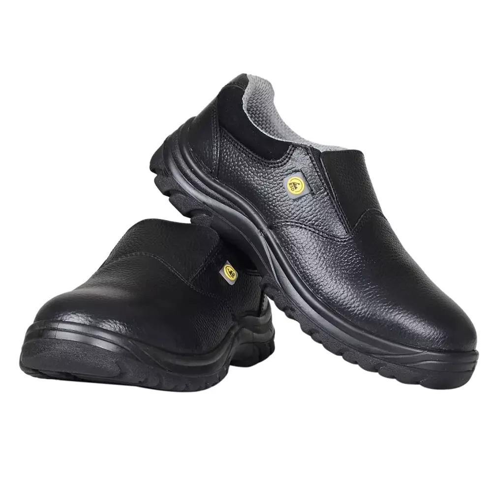 Neosafe Safety Shoes PU Sole Fiber Toe Black UK 9
