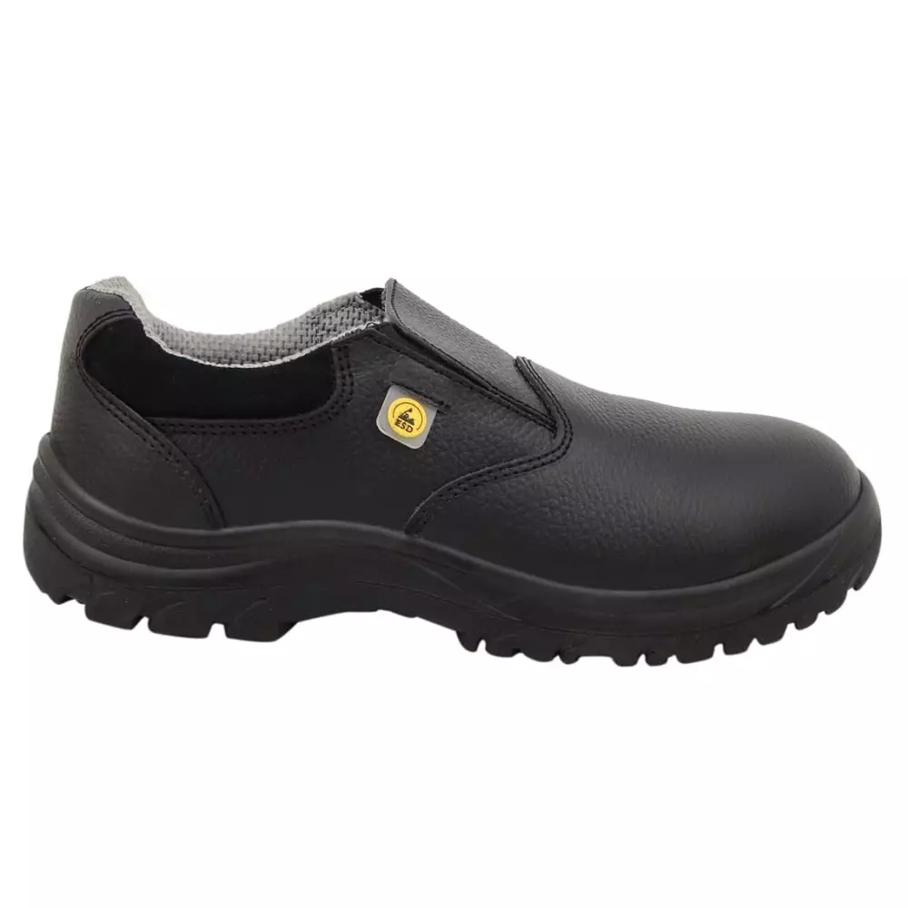 Neosafe Safety Shoes PU Sole Fiber Toe Black UK 9