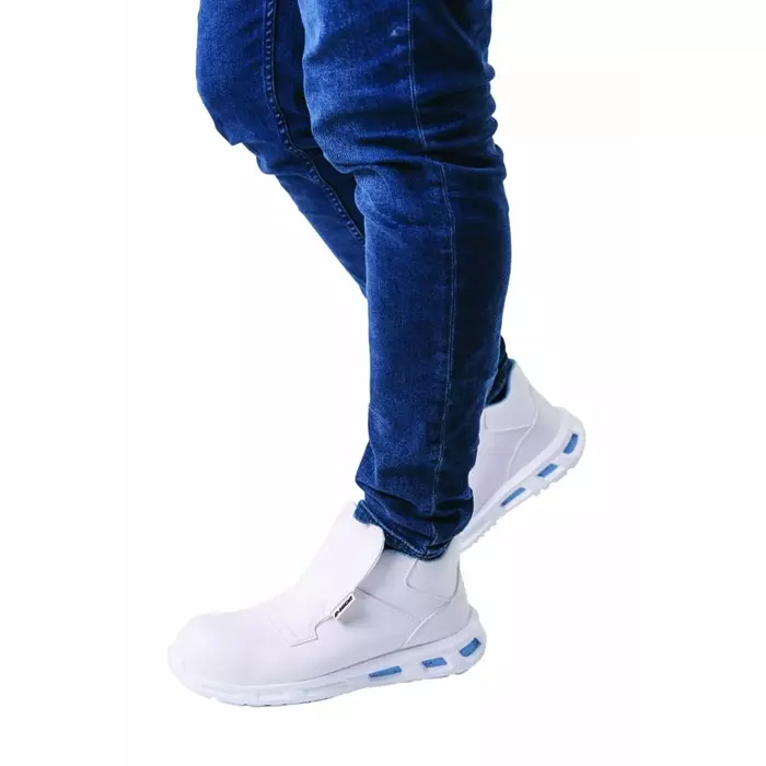 AIMONT GLYCINE IAIA111 Unisex White Synthetic Material Toe Capped Safety Shoes UK 10 EU 44, GLYCINE IAIA111 44