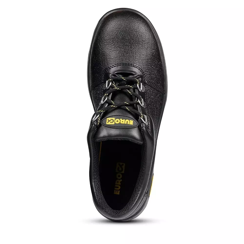 Eurock URBAN 200 J Steel Toe Safety Shoe Low Ankle PU Sole UK 6 Size Black for Industrial Use, 82570-URBAN-06