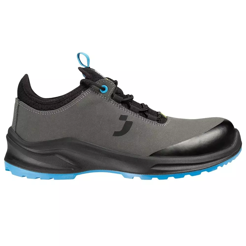 Safety Jogger 200 J Nano Carbon Toe Vegan Safety Sneaker Shoe Low Ankle PU Sole UK 9 Size Grey Microfiber for Industrial Use, MODULO S3