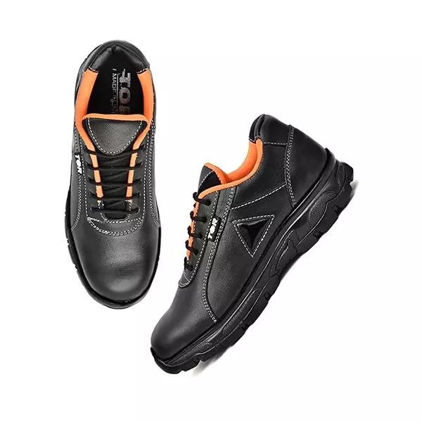 TOR Safety Shoes Low Ankle Thermoplastic Elastomers Sole Black Size UK 10, TOR_042