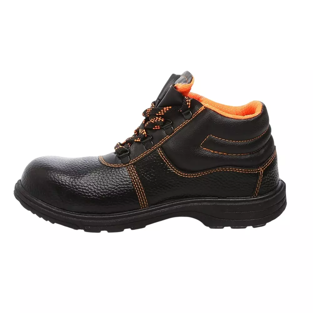 Agarson Crusher Safety Shoe Steel Toe PVC Sole High Ankle Synthetic Size UK 5