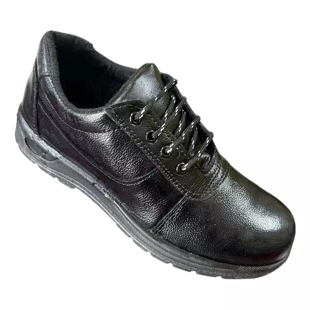 dss-steel-toe-safety-shoes-nitrile-sole-low-ankle-black-buff-grain-leather-size-uk-9-dss-molded-5-pair