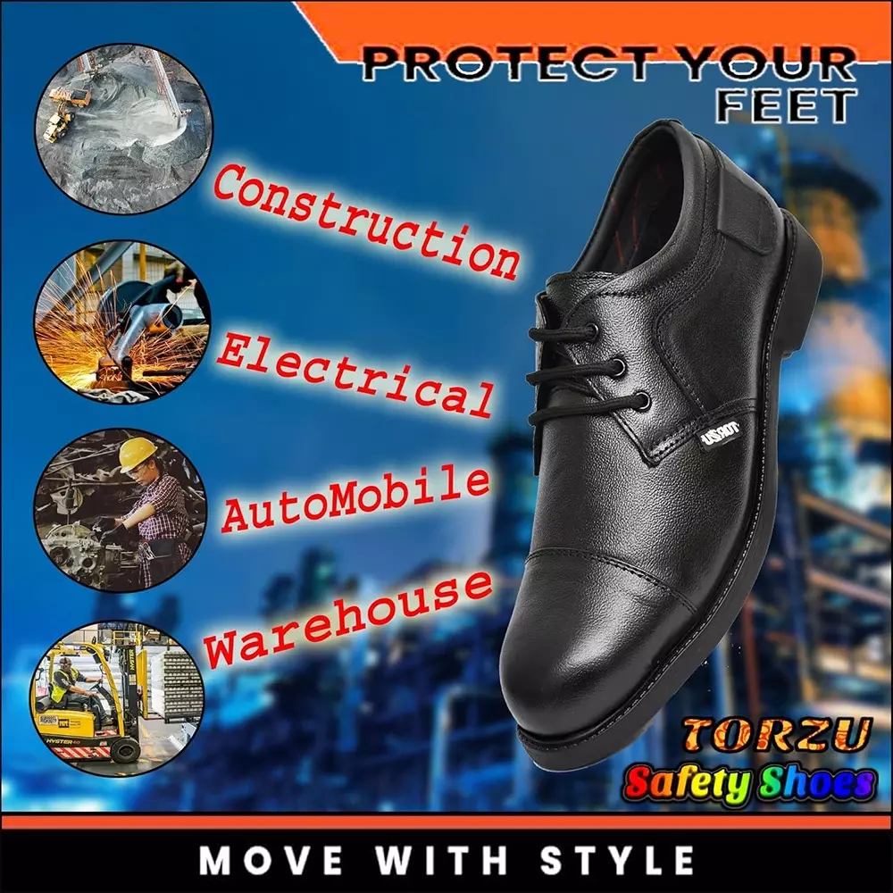 torzu-steel-toe-safety-shoes-pvc-sole-low-ankle-black-real-leather-size-uk-8-023