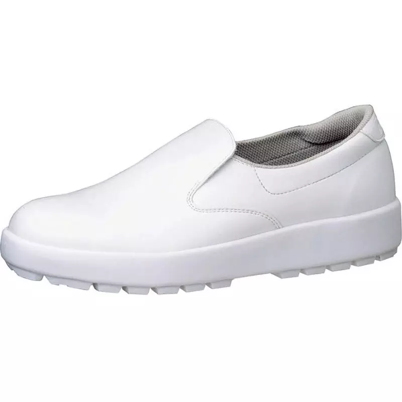 MIDORI Ultra Anti-Slip and Lightweight Work Shoes Artificial leather UK 8.5 Size White, H-400N-W-27.5