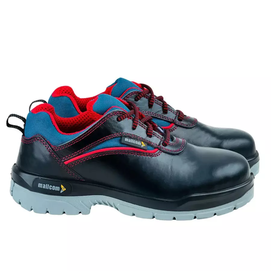 mallcom-devon-steel-toe-safety-shoes-low-ankle-pu-sole-leather-black-grey-upper--size-uk-4