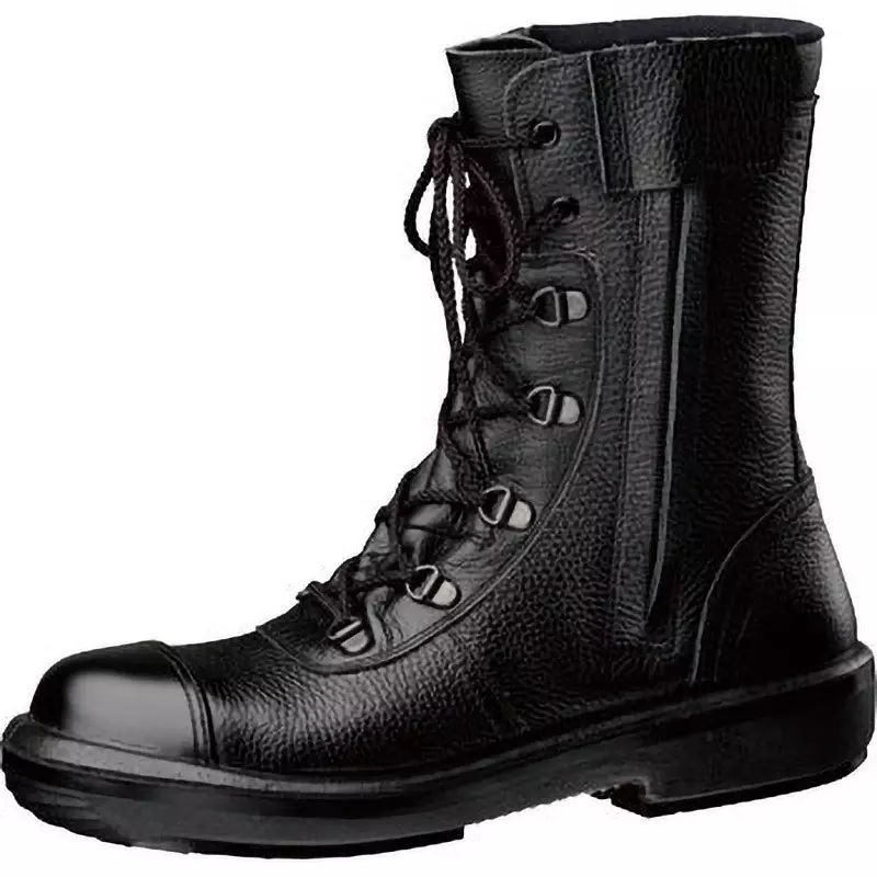 MIDORI Electrostatic Safety Shoes Black UK 6.5 Size Waterproof Cow Chrome Leather, RT833F-B-P4CAP-S 25.5