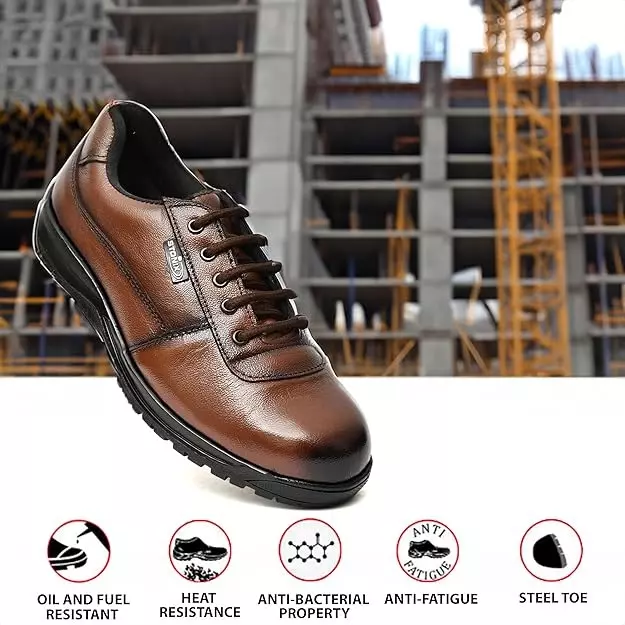 stonix-low-ankle-tpr-sole-safety-shoes-leather-steel-toe-with-electrical-hazard-brown-uk-9-size-for-industrial-use-deering-brown