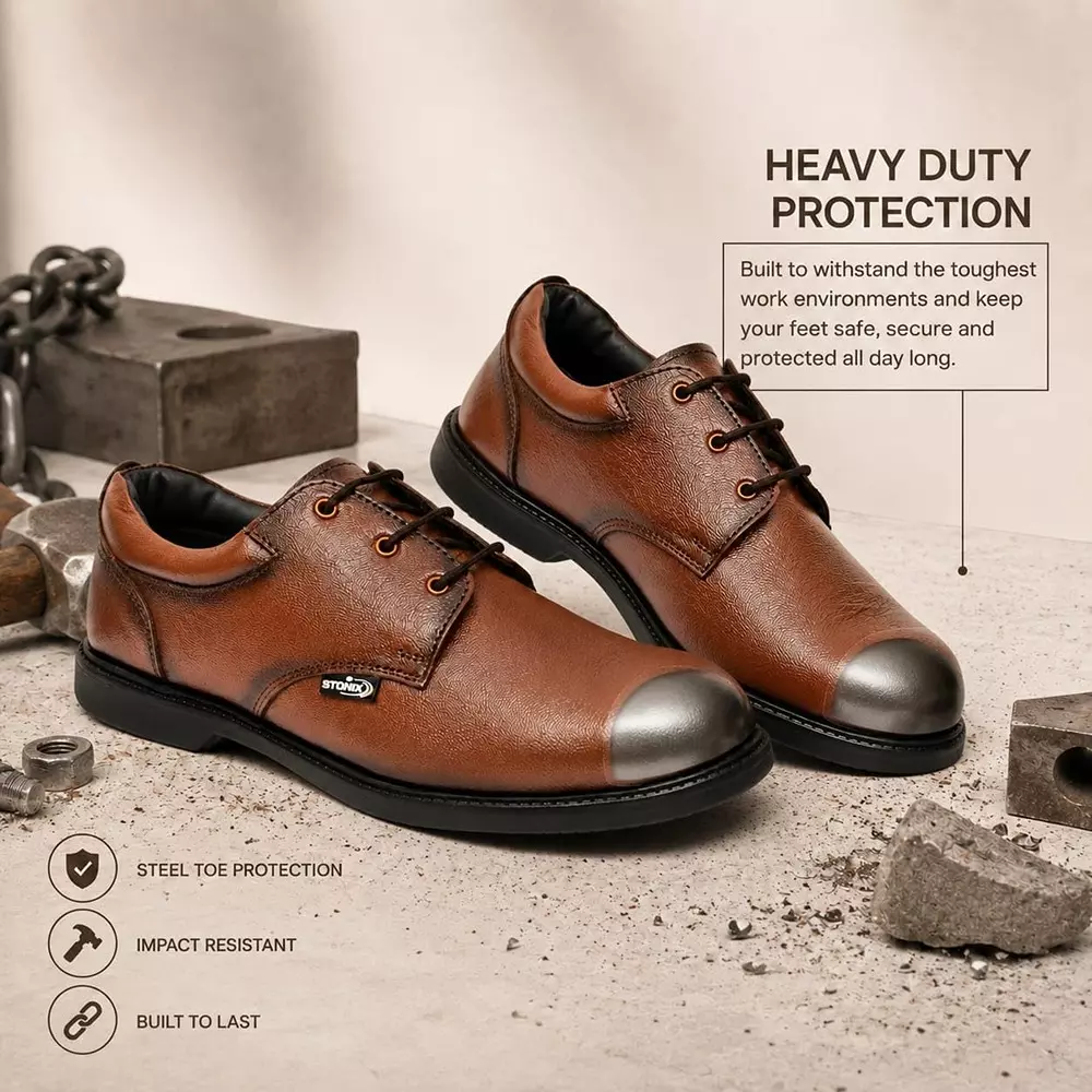 stonix-formal-premium-low-ankle-safety-shoe-steel-toe-tpr-sole-brown-leather-uk-09-size-for-construction-work-use-st_nf_brown_9