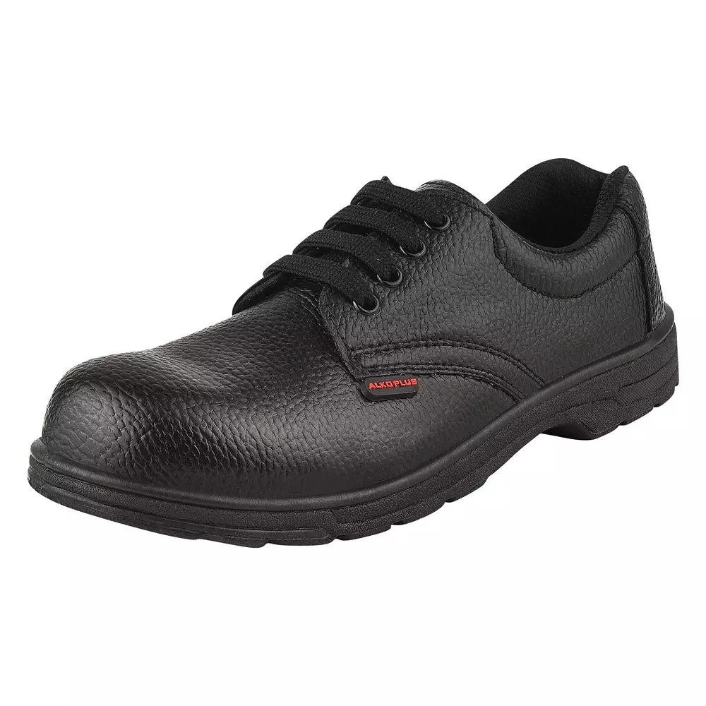 alko-plus-general-safety-shoes-steel-toe-low-ankle-synthetic-leather-upper-material-pvc-sole-size-uk-7-black-aps-t2