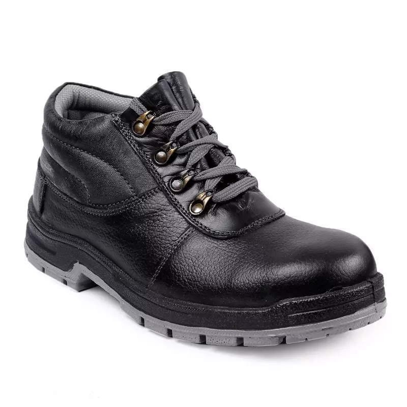 Buy JK Steel JKPSF138BLK Leather Steel Toe Black Safety Shoes, Size 9