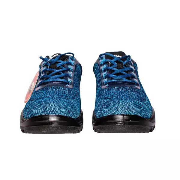 Fuel Steel Toe Safety Shoes Low Ankle Single Density PU Sole Blue, Boulder Size UK 9