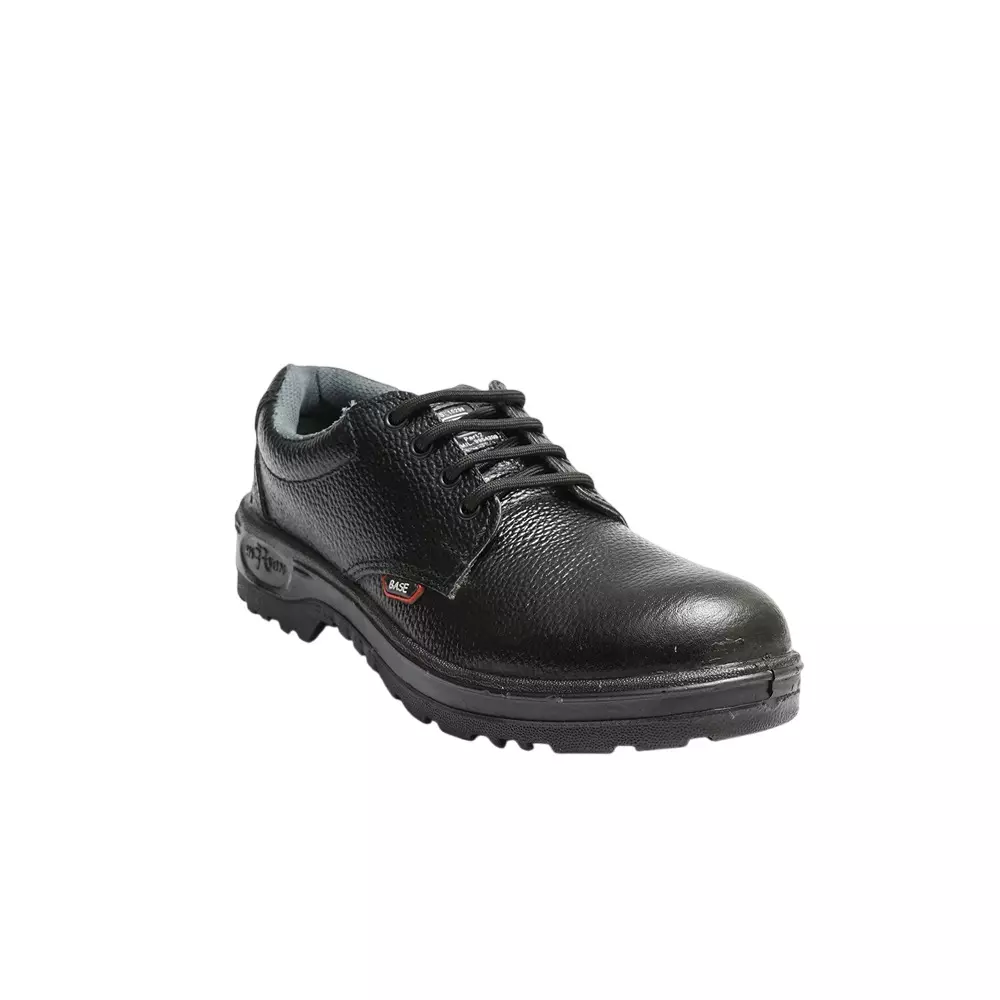 Hillson Steel Toe Safety Shoes Low Ankle PU Sole Low Ankle Size UK 10 Black, BASE