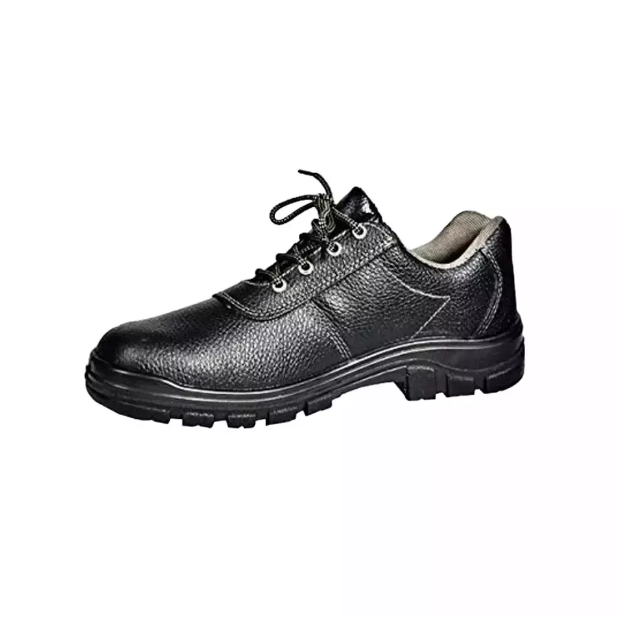 Coogar Steel Toe Safety Shoes Low Ankle Single Density Size UK 11 Black Model Iron