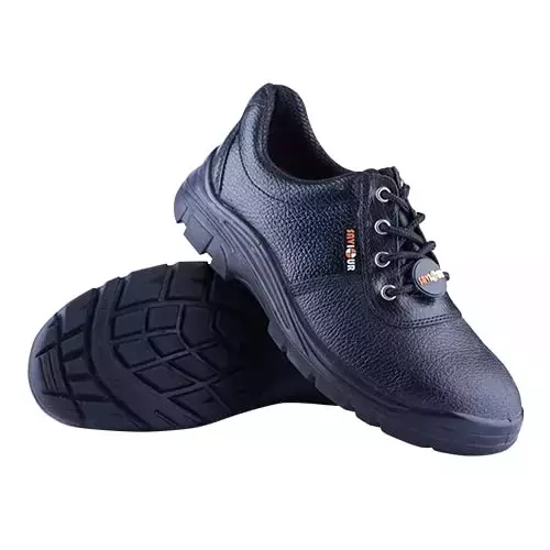 Saviour Single Density Safety Shoes Low Ankle Size UK 8 Black, FTSAV-LN