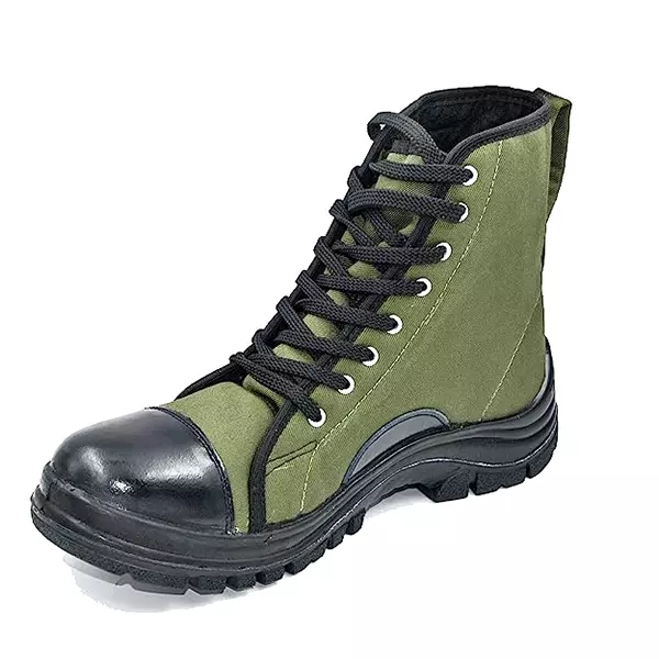 Fuel Jungle Boot Steel Toe High Ankle Safety Shoes Green Size: 6