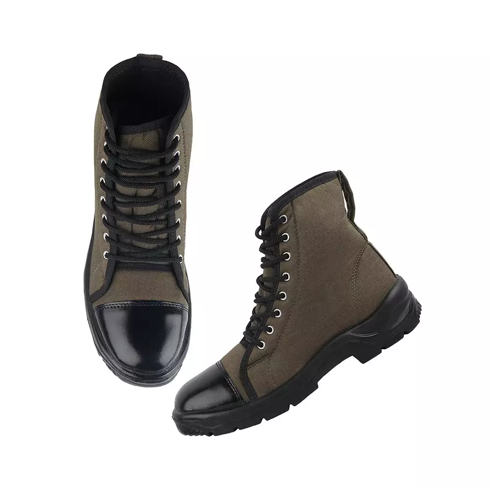 fuel-safety-shoes-pu-sole-olive-size-uk-6-jungle-boot-green