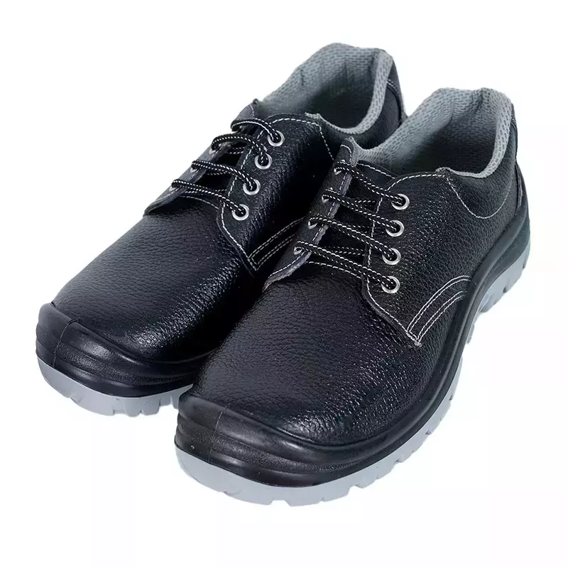 Fortune Steel Toe Safety Shoe Double Density Low Ankle Size UK 9 Black Model Times-9