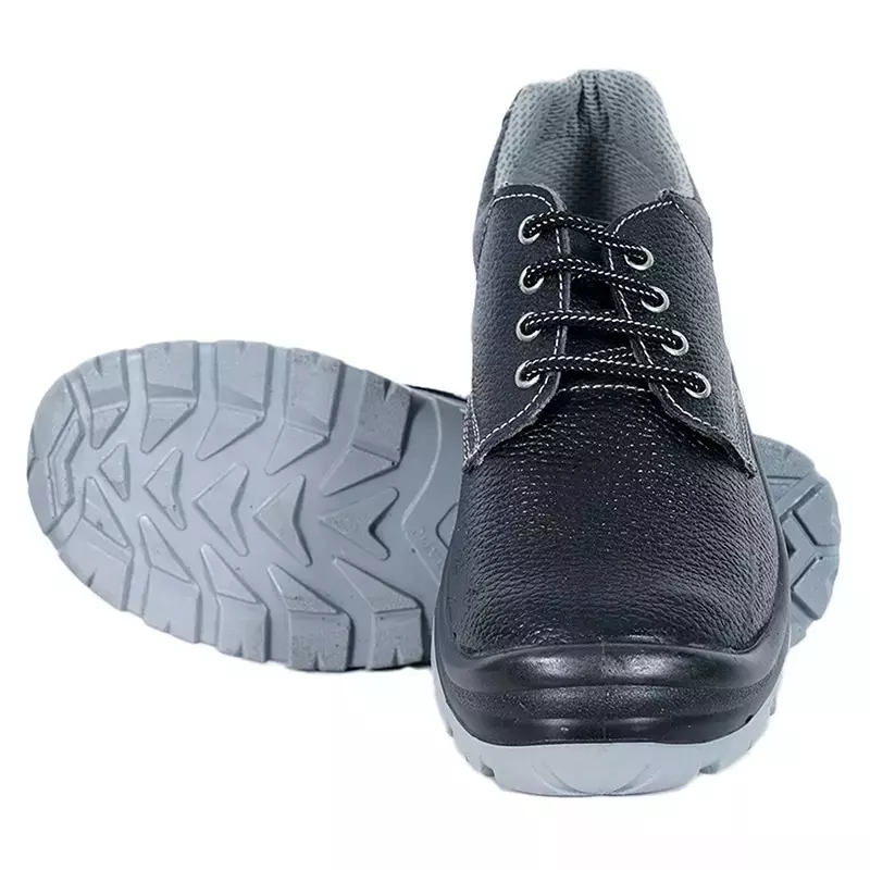 Fortune Steel Toe Safety Shoe Double Density Low Ankle Size UK 9 Black Model Times-9