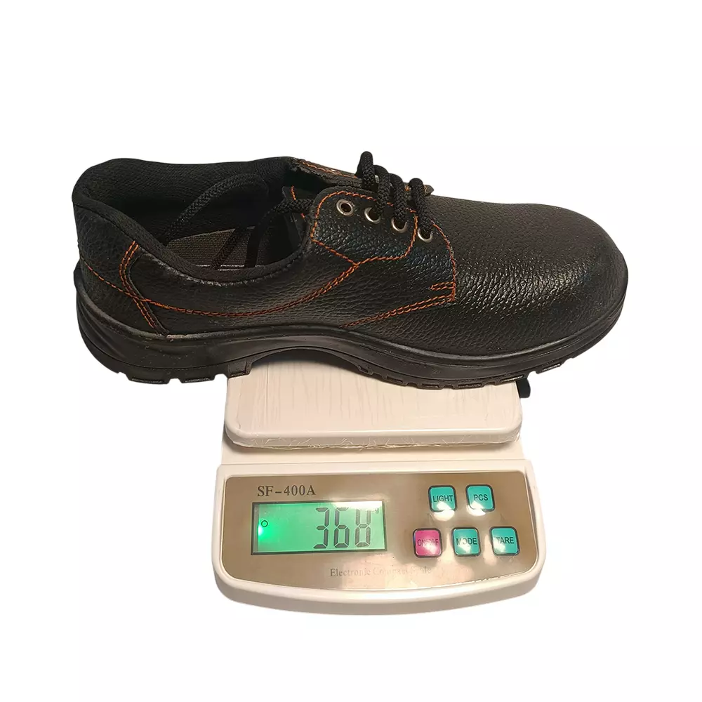 Generic Steel Toe Safety Shoes, Low Ankle PU Sole Size UK 8 Black, Atom-8