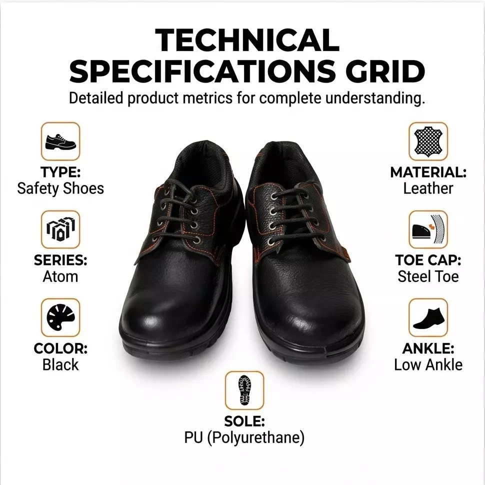 fulcrum-atom-poly-steel-toe-low-ankle-polyurethane-sole-black-leather-safety-shoe-size-8