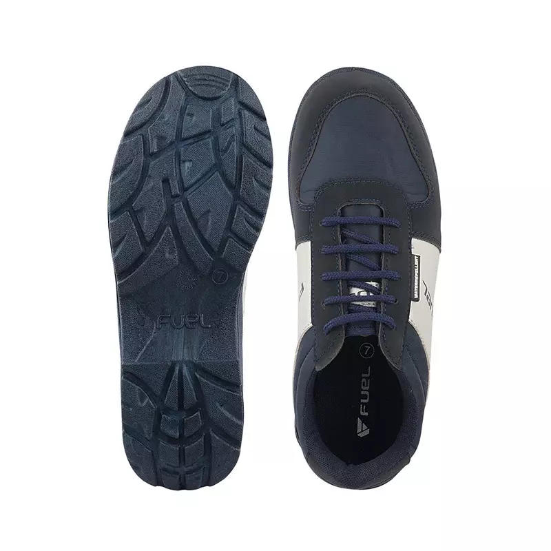 FUEL Metallic Toe Safety Shoes PVC Single Density Low Ankle Blue Fabric for Women Size UK5, ULTRA BLUE