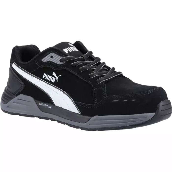 Puma Safety 6446 Mens Black Toe Capped Safety Shoes UK 9 EU 43, 644650