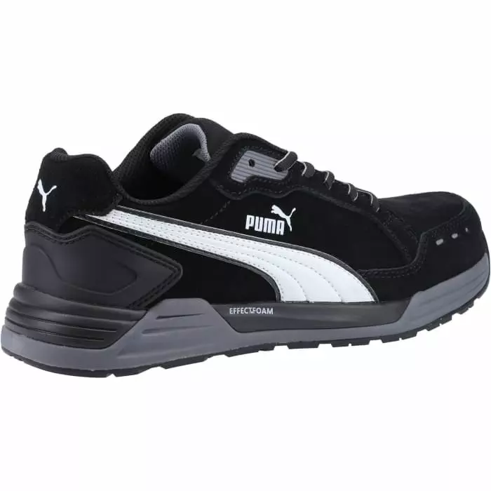 Puma Safety 6446 Mens Black Toe Capped Safety Shoes UK 9 EU 43, 644650